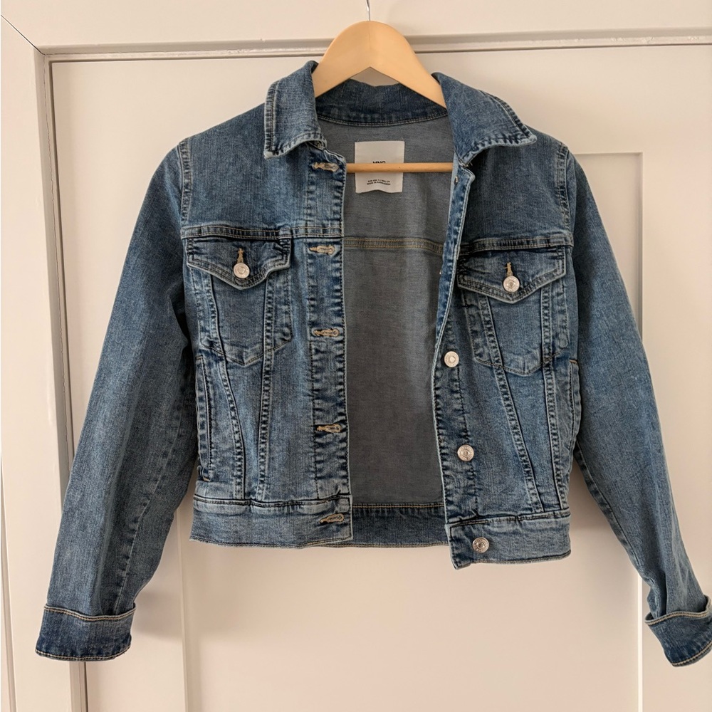 Mango Light Blue Denim Jacket